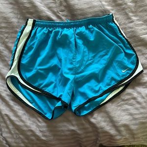 Blue Nike Dri-fit shorts